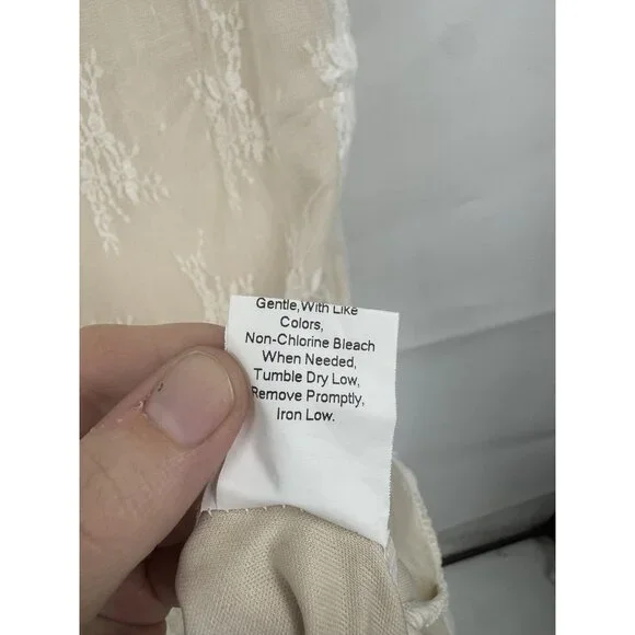 Coquette Y2K Lace Midi Skirt Women Small Ivory Fairy Whimsical Retro Minimalist - Picture 4 of 7